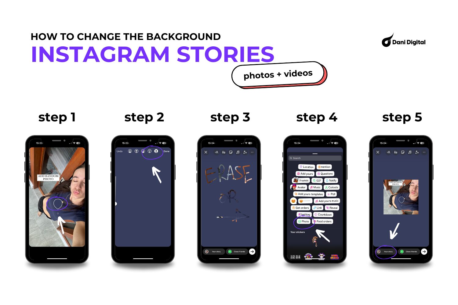 How to Change the Background on an Instagram Story 3